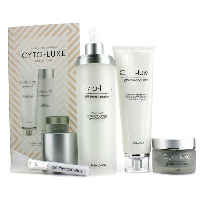 Cyto-luxe Collection (limited Edition): Body Lotion + Cleanser + Mask + Mask Applicator - 4pcs