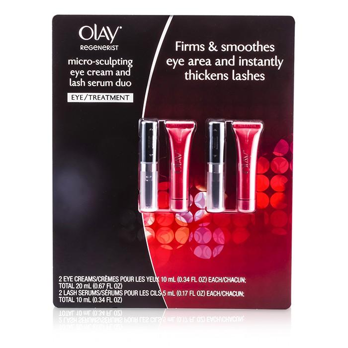 Regenerist Micro-sculpting Eye Cream & Lash Serum Duo: 2x Eye Cream 10ml/0.34oz + 2x Lash Serum 5ml/0.17oz - 4pcs