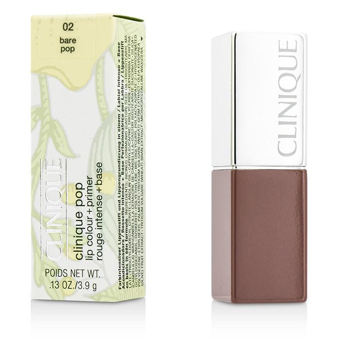 Clinique Pop Lip Colour + Primer - # 02 Bare Pop - 3.9g/0.13oz