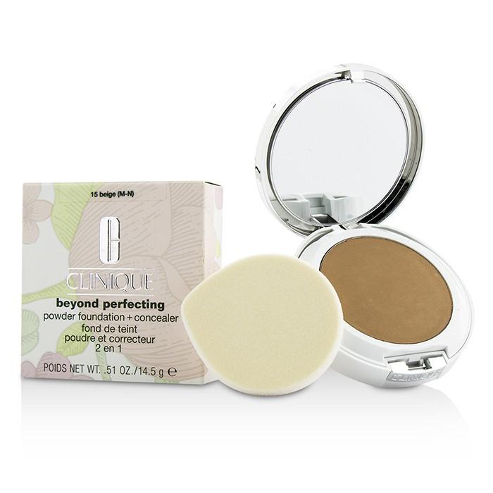 Beyond Perfecting Powder Foundation + Corrector - # 15 Beige (m-n) - 14.5g/0.51oz