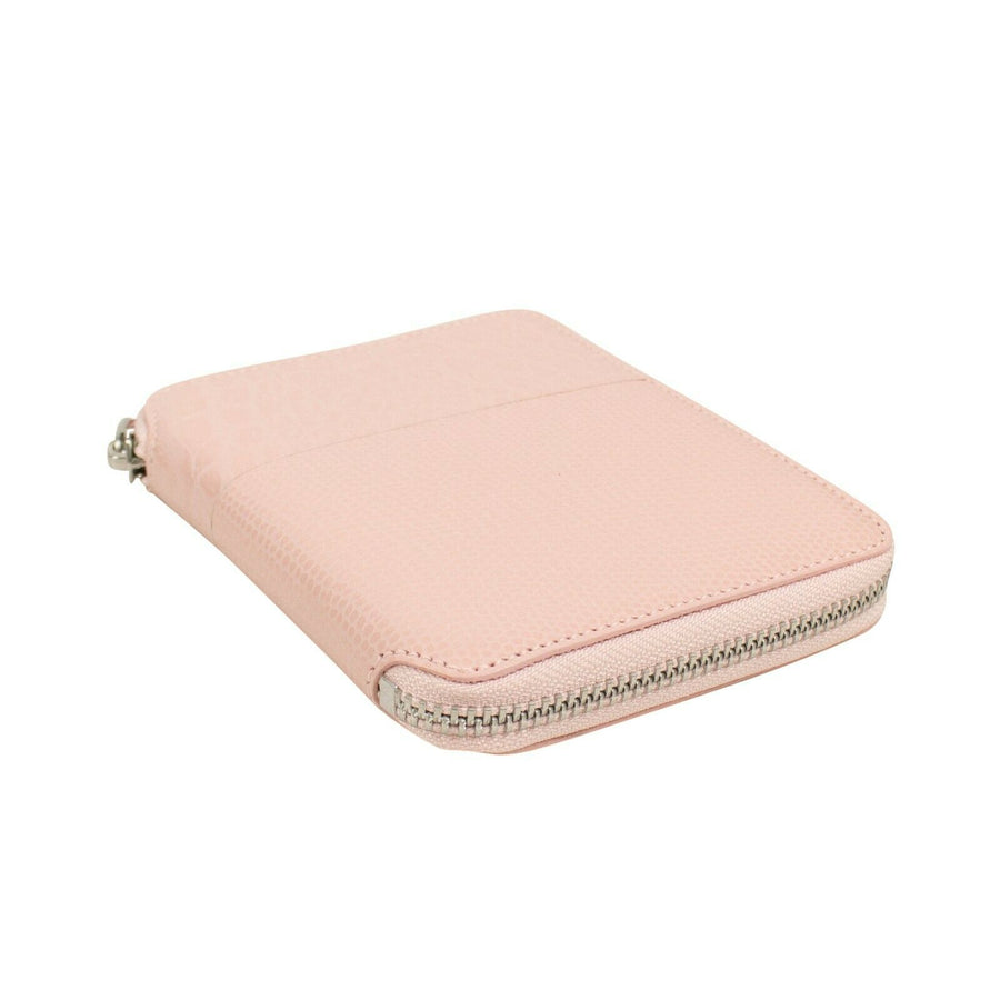 Animal Embossed Patchwork Square Wallet - Pink