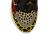 Safari Gold Animal Print Sonnie High-Top Sneakers