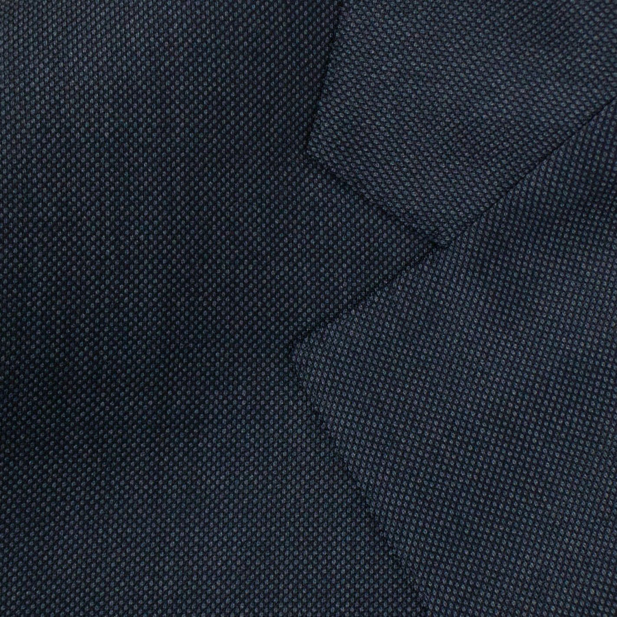 Wool Two Button Suit - Blue