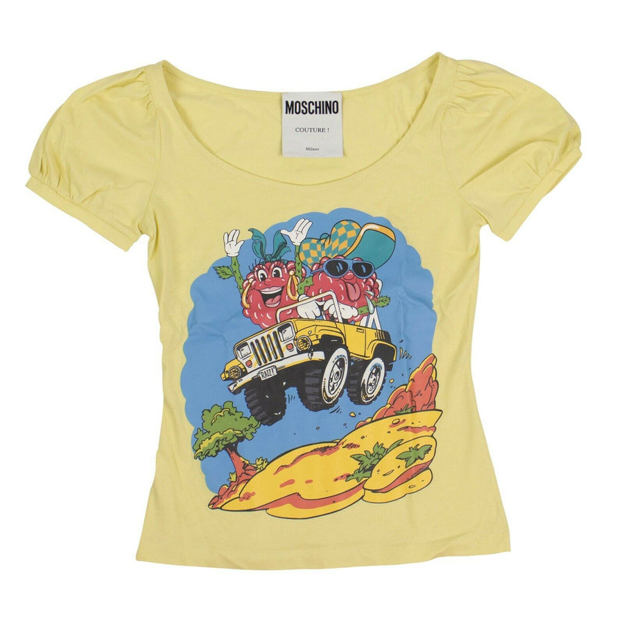 Graphic Short Sleeve T-shirt - Yellow