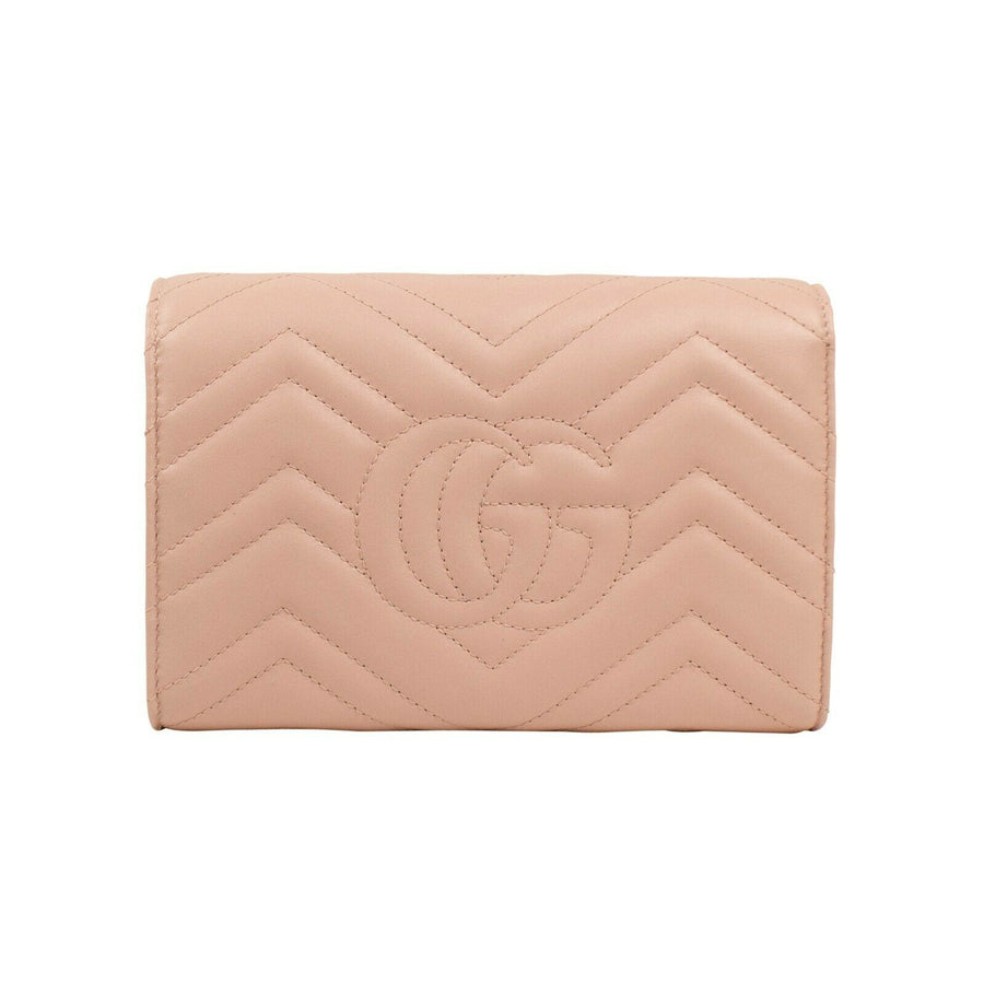 Quilted GG Marmont Matelasse Leather Mini Shoulder Bag - Pink