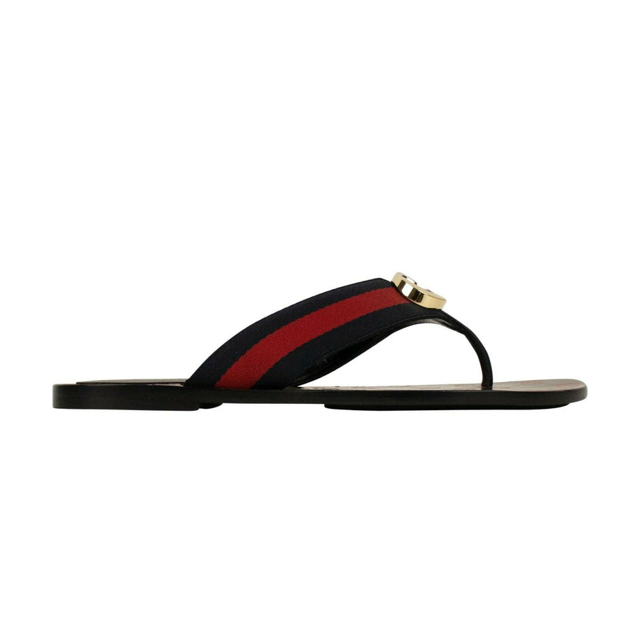 GG Thong Web Sandals - Blue And Red