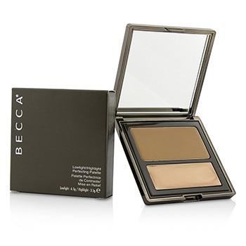 Lowlight/highlight Perfecting Palette Pressed (1x Lowlight Sculpting Perfector, 1x Shimmering Skin Perfector Poured Quartz) - 9.35g/0.33oz