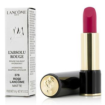 L' Absolu Rouge Hydrating Shaping Lipcolor - # 378 Rose Lancome (matte) - 3.4g/0.12oz