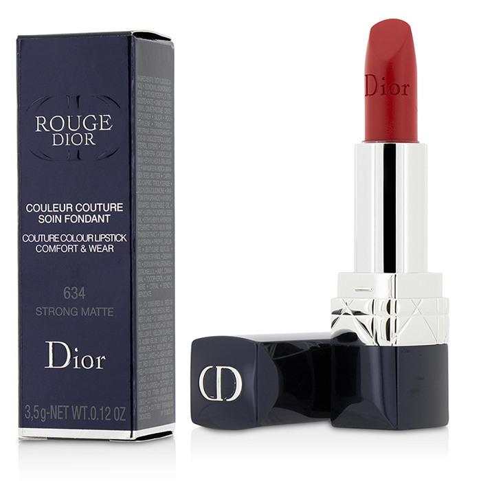 Rouge Dior Couture Colour Comfort & Wear Matte Lipstick - # 634 Strong Matte - 3.5g/0.12oz