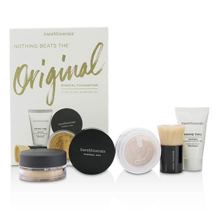 Get Started Mineral Foundation Kit - # 12 Medium Beige - 4pcs