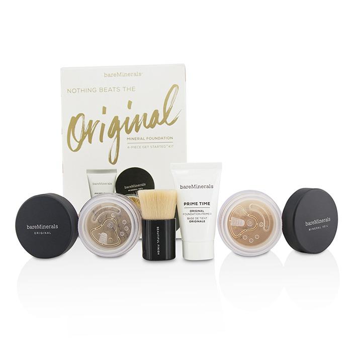 Get Started Mineral Foundation Kit - # 18 Medium Tan - 4pcs