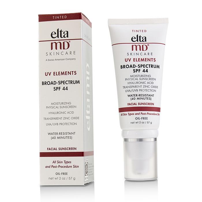 Uv Elements Moisturizing Physical Tinted Facial Sunscreen Spf 44 - For All Skin Types & Post-procedure Skin - 57g/2oz