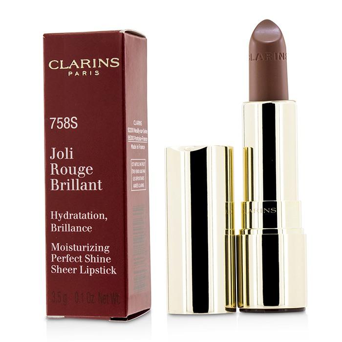 Joli Rouge Brillant (moisturizing Perfect Shine Sheer Lipstick) - # 758s Sandy Pink - 3.5g/0.1oz