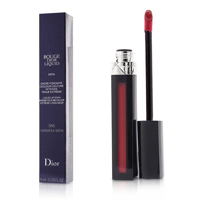 Rouge Dior Liquid Lip Stain - # 565 Versatile Satin (strawberry Red) - 6ml/0.2oz