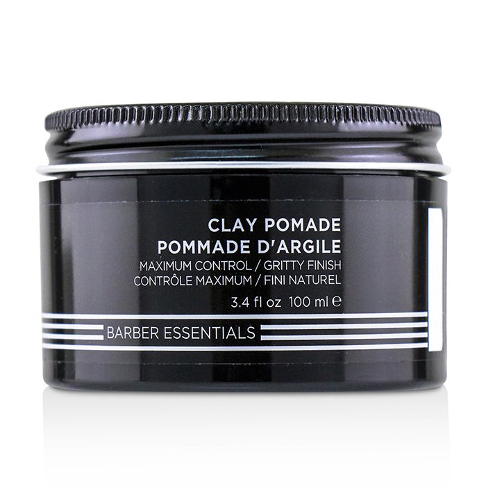 Brews Clay Pomade (maximum Control / Gritty Finish) - 100ml/3.4oz