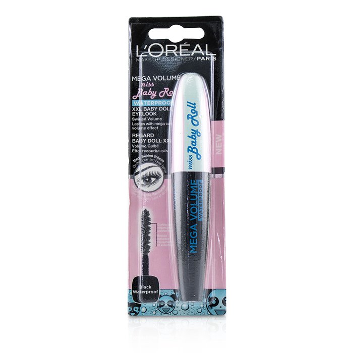 Mega Volume Miss Baby Doll Waterproof Mascara - # Black - 9.1ml/0.3oz