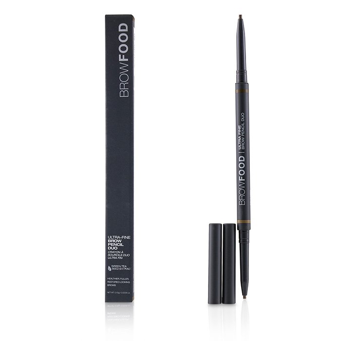 Browfood Ultra Fine Brow Pencil Duo - # Brunette - 0.10g/0.0035oz