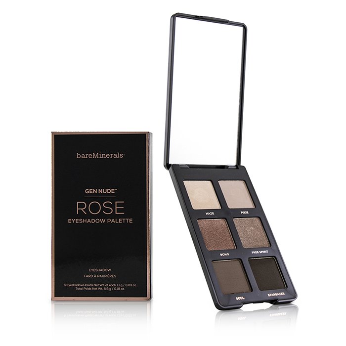 Gen Nude Eye Shadow Palette  - # Rose - 6x1.1g/0.03oz