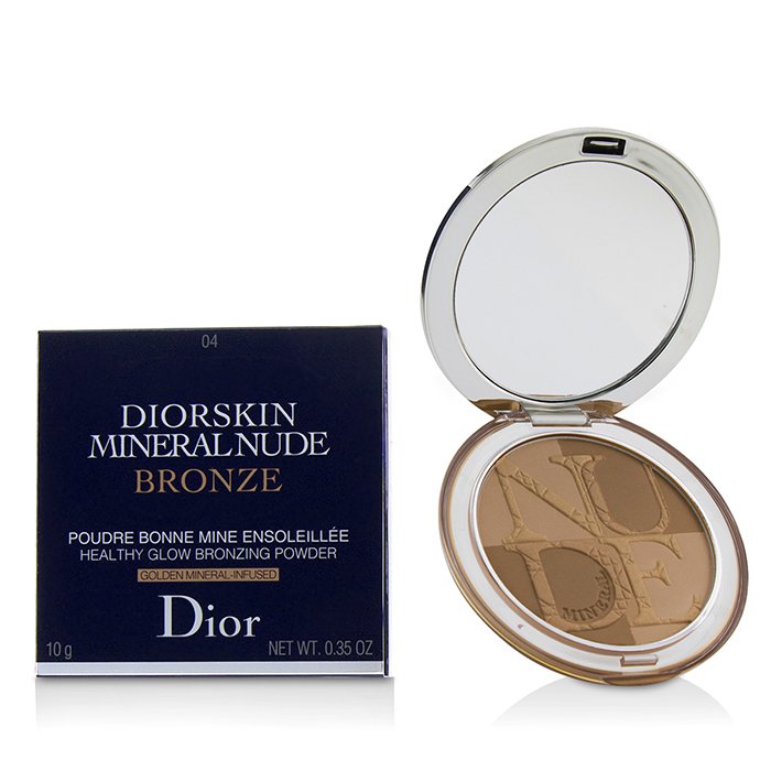 Diorskin Mineral Nude Bronze Healthy Glow Bronzing Powder - # 04 Warm Sunrise - 10g/0.35oz