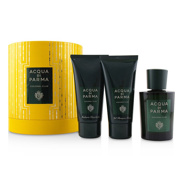 Colonia Club Coffret: Eau De Cologne Spray 100ml/3.4oz + Hair And Shower Gel 75ml/2.5oz + After Shave Balm 75ml/2.5oz - 3pcs