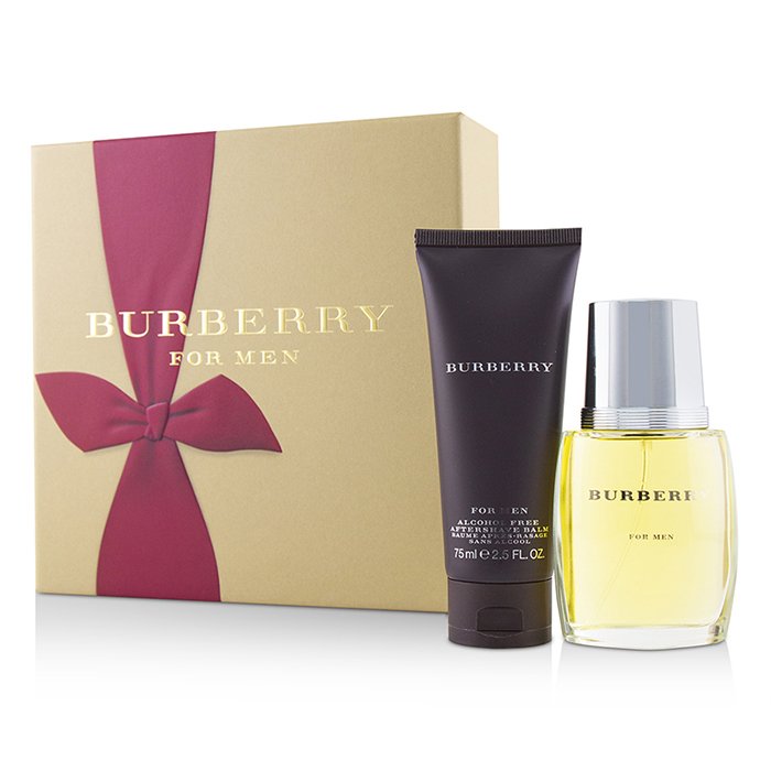 Burberry Coffret: Eau De Toilette Spray 50ml/1.7oz + After Shave Balm 75ml/2.5oz - 2pcs