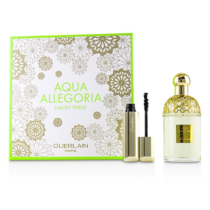 Aqua Allegoria Limon Verde Coffret: Eau De Toilette Spray 125ml/4.2oz + Cils D'enfer Maxi Lash Volume Creating-curl Sculpting Mascara 01 Noir