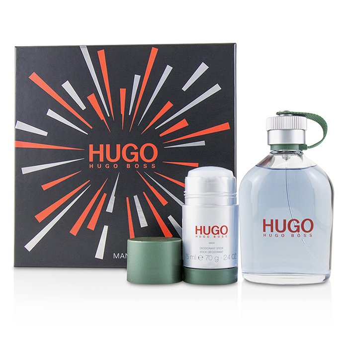 Hugo Coffret: Eau De Toilette Spray 200ml/6.7oz + Deodorant  Stick 75ml/2.4oz - 2pcs