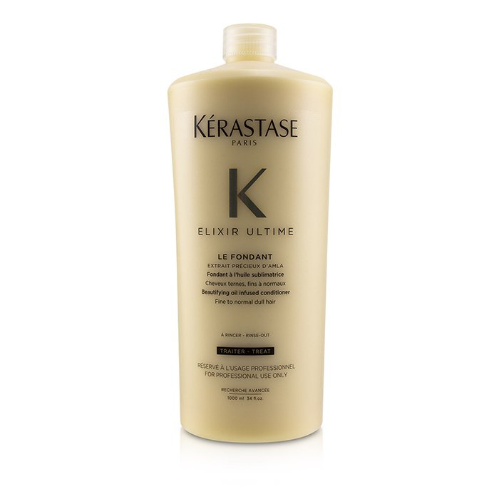 Elixir Ultime Le Fondant Beautifying Oil Infused Conditioner (fine To Normal Dull Hair) - 1000ml/34oz