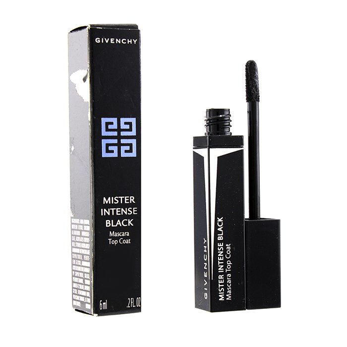 Mister Intense Black Mascara Top Coat - # 1 Black Vinyl (box Slightly Damaged) - 6ml/0.2oz