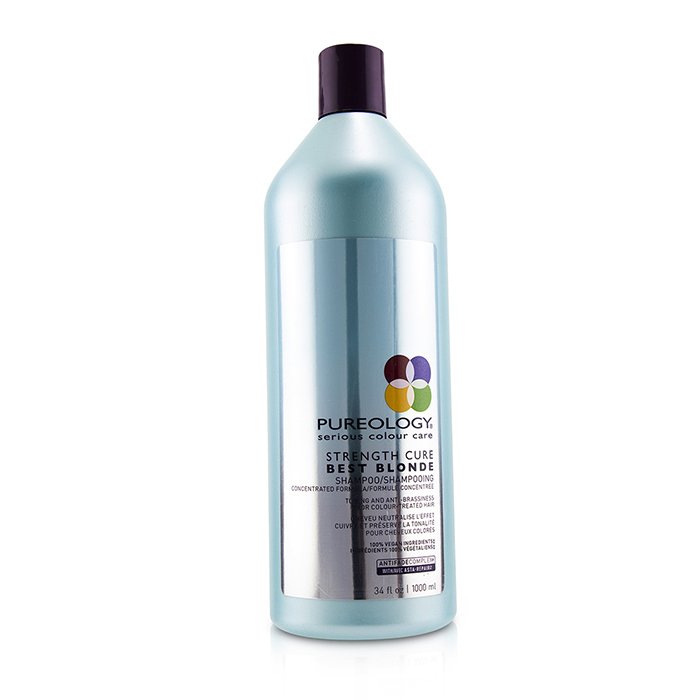 Strength Cure Best Blonde Shampoo (toning And Anti-brassiness For Colour-treated Hair) - 1000ml/34oz