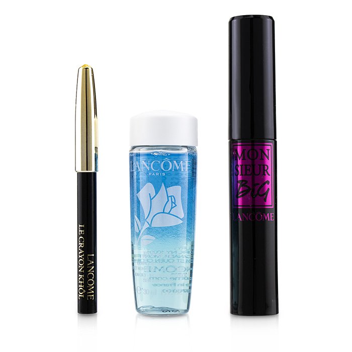 Monsieur Big Mascara Set: 1x Mascara, 1x Bifacil, 1x Mini Le Crayon Khol - 3pcs