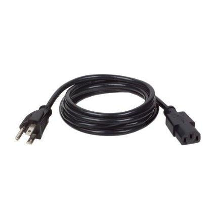 Tripp Lite 12ft Computer Power Cord Cable 5-15p To C13 10a 18awg