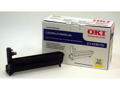 Okidata Oki Yellow Image Drum For C5800ldn, C5650n, C5650dn - 20k Yield