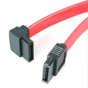 Startech This Left Angled Sata Cable Features A Standard (straight) Male Serial Ata Conne