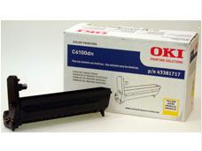 Okidata Oki Yellow Image Drum For C6100n, C6100dn, C6100dtn, C6100hdn, C550n, C6150n, C6