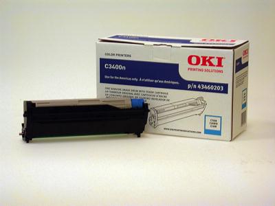 Okidata Oki Cyan Image Drum For C3400n, C3530n, C3600n, Mc360n (ships W/one Toner Cartri