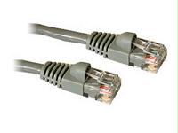 C2g 25ft Cat5e Snagless Unshielded (utp) Ethernet Network Patch Cable - Gray