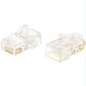 Legrand Rj45 Cat5e Modular Plug For Round Stranded Cable Multipack (50 Pack) (taa Compli