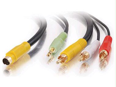 C2g 25ft Value Seriesandtrade; Bi-directional S-video + 3.5mm Audio To Rca Audio/vid