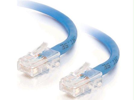 C2g 3ft Cat5e Non-booted Unshielded Network Patch Ethernet Cable Blue - Network