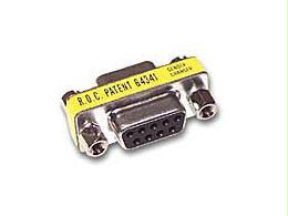 C2g Db9 F/f Serial Rs232 Mini Gender Changer (coupler)