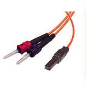 Legrand C2g 2m Mtrj-st 62.5/125 Om1 Duplex Multimode Pvc Fiber Optic Cable - Orange