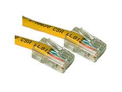 C2g 5ft Cat5e Non-booted Crossover Unshielded (utp) Network Patch Cable - Yellow