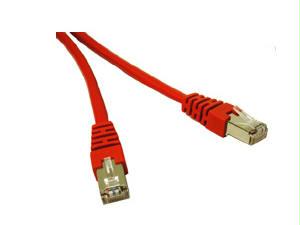 C2g 7ft Cat5e Molded Shielded (stp) Network Patch Cable - Red