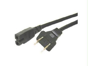 C2g 6ft Polarized 2-slot Power Cord Black