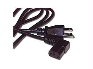 C2g 14ft 18 Awg Universal Right Angle Power Cord (nema 5-15p To Iec320c13r)