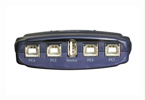 C2g 4-port Usb 2.0 Manual Switch Blue