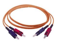 Legrand C2g 2m Sc-sc 50/125 Om2 Duplex Multimode Pvc Fiber Optic Cable - Orange