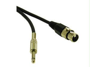 C2g 6ft Pro-audio Xlr Female To 1/4in Male Cable