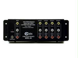 C2g 4-output Rca Audio/video Distribution Amplifier